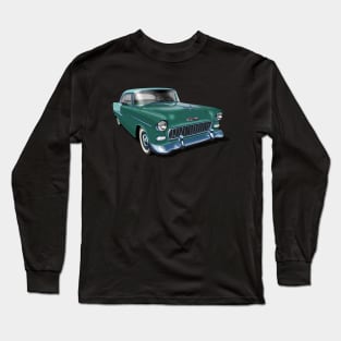 1955 Chevrolet in dark green Long Sleeve T-Shirt